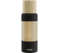 SIGG - Botella Termica de Acero Inoxidable - Termo Agua Alpine Star con Vaso - 15h Caliente, 56h Fría - Compacta y Resistente - Antigoteo - Sin BPA - Outdoor, Camping & Senderismo - Arena Beige - 0,5L