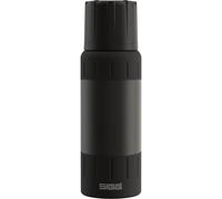 SIGG - Botella Termica de Acero Inoxidable - Termo Agua Alpine Star, con Vaso - 15h Caliente, 56h Fría - Compacta y Resistente - Antigoteo - Sin BPA - Outdoor, Camping & Senderismo - Negro - 0,5L