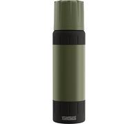 SIGG - Botella Termica de Acero Inoxidable - Termo Agua Alpine Star, con Vaso - 20h Caliente, 72h Fría - Compacta y Resistente - Antigoteo - Sin BPA - Outdoor, Camping & Senderismo - Verde - 0,75L