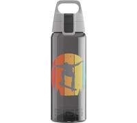 SIGG - Botella Tritan - Total Color ONE Skate - Apto para bebidas carbonatadas - Apto para lavavajillas - A prueba de fugas - Ligero - Sin BPA - Gris Love - 0,6L