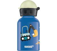 Sigg Build it Cantimplora infantil (0.3 L), botella para niños sin sustancias nocivas y con tapa hermética, cantimplora ligera de aluminio
