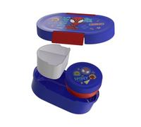 Sigg - Fiambrera LUMO Kids Disney Spidey Plus - Bandeja interior y caja de aperitivos a prueba de fugas - Apta para microondas y lavavajillas - Sin BPA - Ligera - Para la escuela, la guardería y el