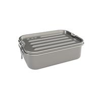 Sigg Gemstone Box Selenite Fiambrera metálica, caja con tapa hermética para oficina y colegio, caja de acero inoxidable 18/8 de para actividades de exterior