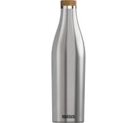 Sigg Meridian Brushed Cantimplora metálica (0.5 L), Botella hermética sin sustancias nocivas, Botella de Acero Inoxidable Aislante para Bebidas frías y Calientes