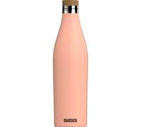 Sigg Meridian Shy Pink Cantimplora metálica (0.5 L), Botella hermética Aislante, Botella de Acero Inoxidable y bambú para Bebidas frías y Calientes