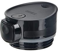 Sigg Miracle Mug Top Black Tapón redondo de repuesto (0.47 L), tapa de recambio para vaso reutilizable Miracle, tapón hermético para taza térmica