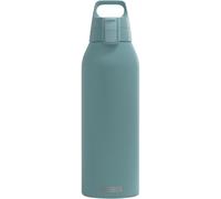 Sigg Shield One Azul Botella reutilizable (1.5L), botella hermética sin sustancias nocivas, botella de acero inoxidable duradera con cierre ONE Top 2