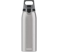Sigg Shield One Brushed Botella reutilizable (0.75 L), botella hermética sin sustancias nocivas, botella de acero inoxidable duradera con cierre ONE Top