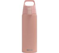 Sigg Shield One Shy Pink Botella reutilizable (0.75 L), botella hermética sin sustancias nocivas, botella de acero inoxidable duradera con cierre ONE Top