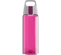 SIGG Total Color Berry Botella cantimplora (0.6 L), botella hermética sin sustancias nocivas, botella resistente y ligera de plástico tritán