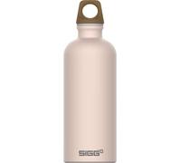 SIGG Traveller MyPlanet Journey Plain Botella cantimplora (0.6 L), botella hermética neutral para el clima, botella de aluminio ligera fabricada en Suiza
