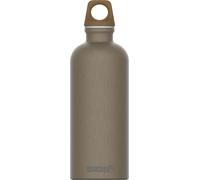 SIGG Traveller MyPlanet Lighter Plain Botella cantimplora (0.6 L), botella hermética neutral para el clima, botella de aluminio ligera fabricada en Suiza