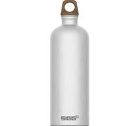 SIGG Traveller MyPlanet Path Plain Botella cantimplora (1.0 L), botella hermética neutral para el clima, botella de aluminio ligera fabricada en Suiza