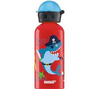 SIGG Underwater Pirates Cantimplora infantil (0.4 L), botella para niños sin sustancias nocivas y con tapa hermética, cantimplora ligera de aluminio