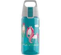 Sigg VIVA ONE Believe in Miracles Cantimplora infantil (0.5 L), botella transparente sin sustancias nocivas y con tapa hermética, cantimplora para niños, uso con una mano
