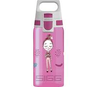 Sigg VIVA ONE Girls Way Cantimplora infantil (0.5 L), botella transparente sin sustancias nocivas y con tapa hermética, cantimplora para niños para usar con una mano