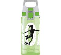 Sigg VIVA ONE Goal Cantimplora infantil (0.5 L), botella transparente sin sustancias nocivas y con tapa hermética, cantimplora para niños para usar con una mano