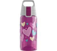 SIGG Cantimplora infantil VIVA ONE Hearts 0,5 L transparente con tapa hermética