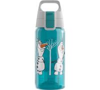 Sigg VIVA ONE Olaf II Cantimplora infantil (0.5 L), botella transparente sin sustancias nocivas y con tapa hermética, cantimplora para niños para usar con una mano