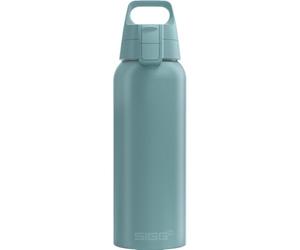 SIGG WMB ONE Acul Botella cantimplora (1.0 L), botella hermética sin sustancias nocivas, botella de aluminio ligera fabricada en Suiza