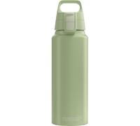 SIGG WMB ONE Verde Botella cantimplora (1.0 L), botella hermética sin sustancias nocivas, botella de aluminio ligera fabricada en Suiza