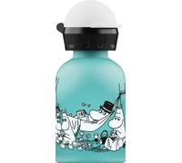 Sigg X Moomin Picnic Cantimplora infantil (0.3 L), botella para niños sin sustancias nocivas y con tapa hermética, cantimplora ligera de aluminio fabricada en Suiza