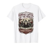 Sighisoara, Rumania - Capital Mundial de Vampiros - Vintage Camiseta