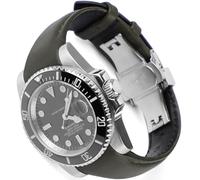 Sight Focus Correa de reloj de cuero retro de 20 mm con extremo curvado para Rolex Submariner de 40 mm, Daytona 40 mm, GMT-Master 40 mm, Yacht-Master 40 mm, Explorer I Vegetable Watch Strap de
