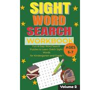 Sight Word Search Workbook Volume 2: Fun Dolch Sight Word Puzzles for Kids Ages 5-7 | Reading Fluency & Vocabulary Practice | 50+ Easy Print Words: ... for Kindergarten & Grade 1 learners