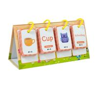 Sight Words Flash Cards Kindergarten, 96 Pieces Educational Word Builder Game, Sensory Learning Tool for Kids, Homeschool Teaching Supplies for Early Education, 1 Set
