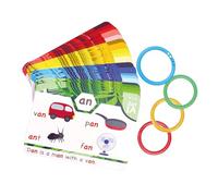 Sight Words Flash Cards, Reading Mastery, Adorable 20 Aprendizaje Stages with CVC, Digraphs, Blends Long Vowels Educational Homeschool Games for 1st and 2nd Grade, Kids