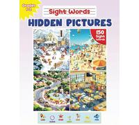 Sight Words Hidden Pictures: Vibrant Full Color Search and Find Puzzles with Sight Word Associated Items (Grades 1-2)