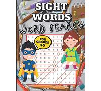 Sight Words Word Search for Grades 4 and 5: High Frequency Words Activity Book to Improve Reading Skills