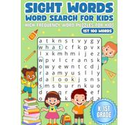 Sight Words Word Search For Kids: High Frequency Word Puzzles For Kids, 1st 100 Words | For Kindergarten to 1st Grade | Fun Reading and Learning | 75 ... Free Time (Sight Words Wordsearches For Kids)