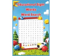 Sight Words Word Search Puzzle Book: Fun Educational Activities for Early Readers Ages 3-8 | Vocabulary Builder | 6x9, 100 Pages