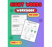 Sight Words Workbook: Coloring Book for Ages 4 - 5