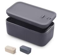 Sightday - Caja de almacenamiento con cerradura de combinación para medicamentos, teléfono móvil y refrigerador