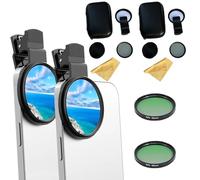 Sightfelt 52mm Clip-0n Cpl Phone Cameralens Filter Kit, Circular Polarizerpolarizing, 2025 New Clearer HD Backlight Phone Filter Sets, Compatible with Mostcell Sizes (2sets)