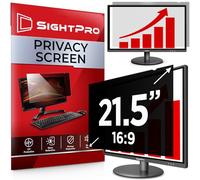 SightPro Filtro de pantalla de privacidad de computadora 16:9 de 21.5 pulgadas para monitor, escudo de privacidad y protector antirreflejos