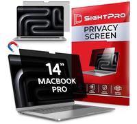 SightPro Pantalla magnética de privacidad para MacBook Pro de 14 pulgadas (2021-2024, M1, M2, M3, M4, Pro, Max) protector de filtro de privacidad extraíble para laptop