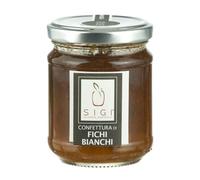 SIGI Azienda Agricola Mermelada de higos blancos, sin colorantes, conservantes, aditivos | 100% artesanal y natural, fabricado a mano, fabricado en Italia | Tarro 220 gr.