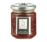 SIGI Azienda Agricola Mermelada de pimiento picante | Sin colorantes, conservantes, aditivos | 100% artesanal y natural | Hecho a mano, fabricado en Italia | Bote de 220 g.