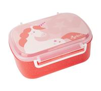 Sigikid 25371 Fiambrera de unicornio con inserto y cierre de clip, sin BPA, segura, ligera, recomendada para niños a partir de 1 año