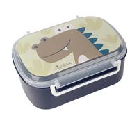 Sigikid 25372 Fiambrera Dino con inserto y cierre de clip, sin BPA, segura, ligera, recomendada para niños a partir de 1 año