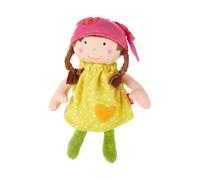 Sigikid 39411 muñeca pequeña softdolls niña Juguete bebé Recomendado a Partir de 6 Meses Amarillo