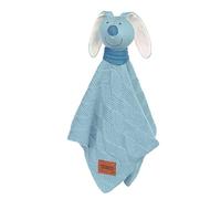 Sigikid 39603 - Manta de Punto para bebés y niños de 0 a 36 Meses, Color Azul Claro, 40 x 40 x 7 cm