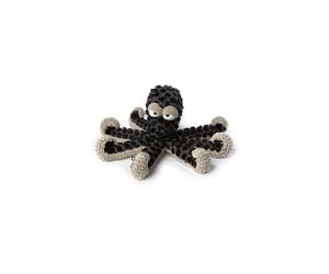 Sigikid 39638 Deep Water Dandy BeastsTown Pulpo para niñas, niños y Adultos, Juguete de Peluche Recomendado a Partir de 2 años, Gris-Negro/Pulpo