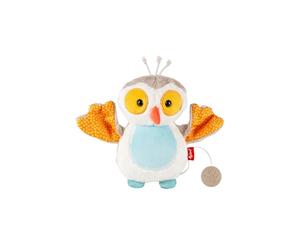 Sigikid 42545 - Caja de música para niños y niñas, diseño de búho con melodía de Harry Potter, Recomendada a Partir de 0 Meses, Color Beige y Azul