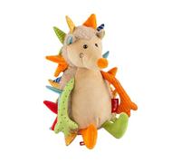 Sigikid Peluche Erizo Patchwork Sweety 42838 – Materiales suaves, Multicolor, 23 cm, 0 meses a 8 años