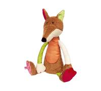 Sigikid 42841 Peluche de Zorro Patchwork Sweety para Jugar y abrazar, de Mezcla de Materiales Suaves para bebés y niños, niños y niñas de 0 Meses a 8 años, Multicolor/Zorro, 32 cm
